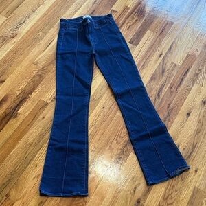PAIGE Dark Blue Flare Jeans